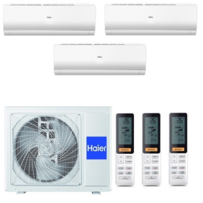 Мульти сплит-система Haier 3U55S2SR5FA / AS25S2SF2FA-W на 3 комнаты