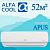 ALFACOOL Классические сплит-системы серии APUS APS-18CH с установкой